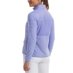 FootJoy Ladies Full-Zip Space Dye Midlayer Violet -FootJoy P 88491FJLADIESFZSPACEMIDLAYERVIOLET 4 L