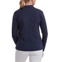 FootJoy Ladies Full-Zip Performance Midlayer Navy -FootJoy P 88503FJLDSFZPERFMIDLAYERNAVY 4 L