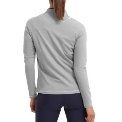 FootJoy Ladies Full-Zip Performance Midlayer Heather Grey -FootJoy P 88505FJLDSFZPERFMIDLAYERHEATHERGREY 4 L