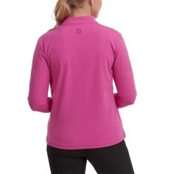 FootJoy Ladies Full-Zip Performance Midlayer Hot Pink -FootJoy P 88507FJLDSFZPERFMIDLAYERHOTPINK 4 L