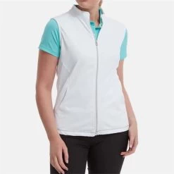 FootJoy Ladies Full-Zip Vest White -FootJoy P 88510FJLDSFZVESTWHITE 3 L