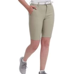 FootJoy Ladies Stretch Shorts Khaki -FootJoy P 88526FOOTJOYSHORTSKHAKILADIES 2 L