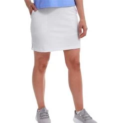 FootJoy Ladies Interlock Skort White -FootJoy P 88529FOOTJOYSKORTWHITELADIES 3 L