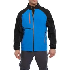 FootJoy Gents Hydro Tour Waterproof Jacket Sapphire - Black - Orange -FootJoy P 88799FOOTJOYJACKETSAPPHIREBLACKORANGEGENTS 2 L