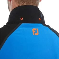 FootJoy Gents Hydro Tour Waterproof Jacket Sapphire - Black - Orange -FootJoy P 88799FOOTJOYJACKETSAPPHIREBLACKORANGEGENTS 4 L