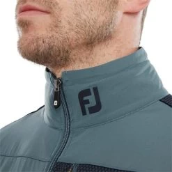 FootJoy Gents ThermoSeries Hybrid Jacket Navy - Slate -FootJoy P 88807FOOTJOYJACKETNAVYSLATEGENTS 4 L