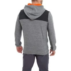 FootJoy Gents Thermal Hoodie Charcoal - Black -FootJoy P 88827FJGENTSTHERMALHOODIECHARCOALBLACK 3 L