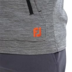 FootJoy Gents Thermal Hoodie Charcoal - Black -FootJoy P 88827FJGENTSTHERMALHOODIECHARCOALBLACK 4 L