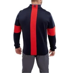 FootJoy Gents Ribbed Chill Out XP Navy - Red -FootJoy P 88831FJGENTSRIBBEDCHILLOUTXPNAVYRED 3 L