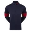 FootJoy Gents Ribbed Chill Out XP Navy - Red