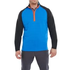 FootJoy Gents Quilted Chill Out XP Sapphire - Black - Orange -FootJoy P 88836FJGENTSQUILTEDCHILLOUTXPSAPBLACKORANGE 2 L