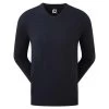 FootJoy Gents Wool Blend V-Neck Pullover Navy