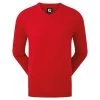 FootJoy Gents Wool Blend V-Neck Pullover Red