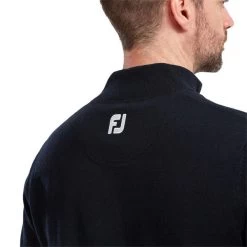 FootJoy Gents Wool Blend ½ Zip Pullover Navy -FootJoy P 90138FOOTJOYPULLOVERNAVYGENTS 4 L