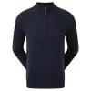 FootJoy Gents Wool Blend ½ Zip Pullover Navy