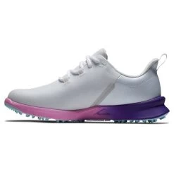 FootJoy Ladies FJ Fuel Sport Shoes White - Purple - Pink -FootJoy P 90547FOOTJOYSHOESWHITEPURPLEPINKLADIES 2 L