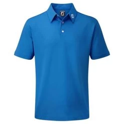 FootJoy Gents Solid Pique Shirt Cobalt
