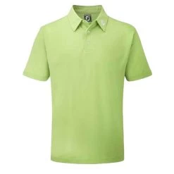 FootJoy Gents Solid Pique Shirt Lime