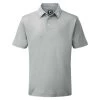 FootJoy Gents Solid Pique Shirt Heather Grey
