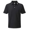 FootJoy Gents Solid Pique Shirt Black