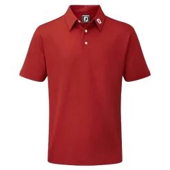 FootJoy Gents Solid Pique Shirt Red