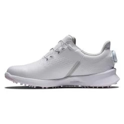 FootJoy Ladies FJ Fuel Spikeless Shoes White - Pink - BOA 8 FootJoy Ladies FJ Fuel Spikeless Shoes White - Pink - BOA -FootJoy P 92370FOOTJOYSHOESWHITREPINKBOALADIES 2 L