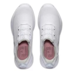 FootJoy Ladies FJ Fuel Spikeless Shoes White - Pink - BOA 9 FootJoy Ladies FJ Fuel Spikeless Shoes White - Pink - BOA -FootJoy P 92370FOOTJOYSHOESWHITREPINKBOALADIES 3 L