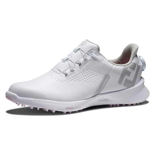FootJoy Ladies FJ Fuel Spikeless Shoes White - Pink - BOA 5 FootJoy Ladies FJ Fuel Spikeless Shoes White - Pink - BOA - Image 5