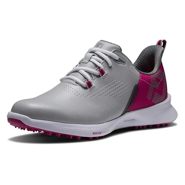 FootJoy Ladies FJ Fuel Spikeless Shoes Grey - Berry 5 FootJoy Ladies FJ Fuel Spikeless Shoes Grey - Berry - Image 5