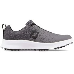 FootJoy FJ Leisure Shoe Medium Fit Black - Charcoal