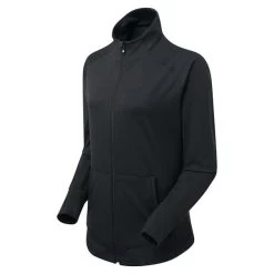 FootJoy Ladies Full Zip Brushed ChillOut Black