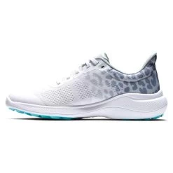 FootJoy Ladies Flex Athletic Shoes White - Grey -FootJoy P 95767FOOTJOYSHOESWHITEGREYLADIES 2 L