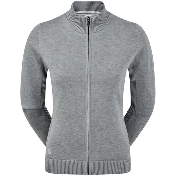 FootJoy Ladies Lined Wool Blend Pullover Grey 1 FootJoy Ladies Lined Wool Blend Pullover Grey