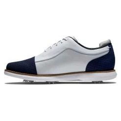 FootJoy Ladies FJ Traditions Shoes White - Navy -FootJoy P 97915FOOTJOYSHOESWHITENAVYLADIES 14 L