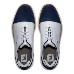 FootJoy Ladies FJ Traditions Shoes White - Navy -FootJoy P 97915FOOTJOYSHOESWHITENAVYLADIES 15 L
