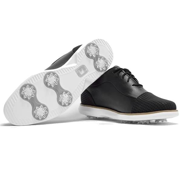 FootJoy Ladies FJ Traditions Shoes Black 6 FootJoy Ladies FJ Traditions Shoes Black - Image 6