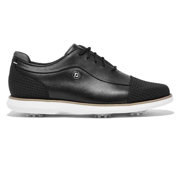 FootJoy Ladies FJ Traditions Shoes Black 1 FootJoy Ladies FJ Traditions Shoes Black