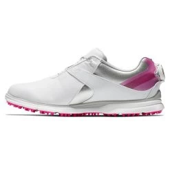 FootJoy Ladies Pro SL Boa Shoe White - Silver - Rose -FootJoy P 98119FOOTJOYSHOESWHITESILVERROSELADIES 2 L
