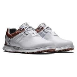FootJoy Ladies Pro SL Shoes White - Rose Gold -FootJoy P 98140FOOTJOYSHOESWHITEROSEGOLDLADIES 5 L