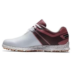 FootJoy Ladies Pro SL Sport Shoes White Black Burgundy -FootJoy P 98163FOOTJOYSHOESWHITEBLACKBURGUNDYLADIES 2 L