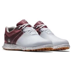 FootJoy Ladies Pro SL Sport Shoes White Black Burgundy -FootJoy P 98163FOOTJOYSHOESWHITEBLACKBURGUNDYLADIES 5 L