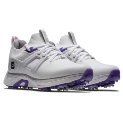FootJoy Ladies FJ Hyperflex Shoes White - White Grey -FootJoy P 98167FOOTJOYSHOESWHITEGREYLADIES 5 L
