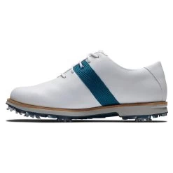 FootJoy Ladies Premiere Shoes White - Blue -FootJoy P 99020FJWPREMSHOEMEDFITWHITEBLUE 2 L