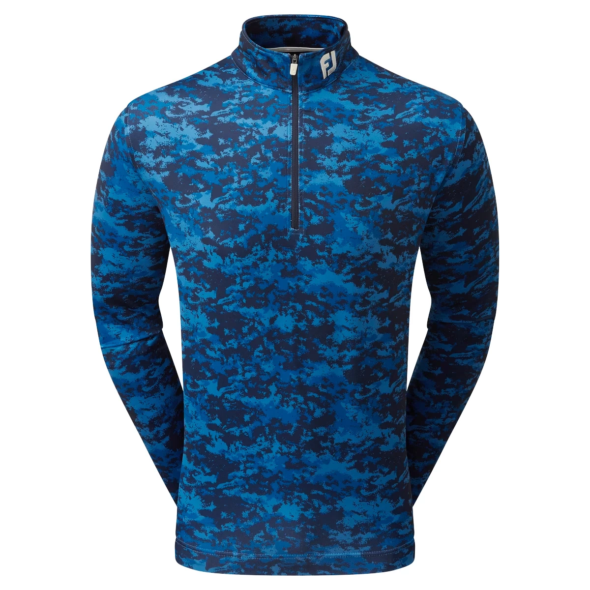 FootJoy Cloud Camo Print Mens Golf Mid Layer 1 FootJoy Cloud Camo Print Mens Golf Mid Layer