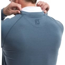FootJoy French Terry Crew Neck Mens Golf Sweater -FootJoy bingdwlkbip