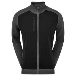 FootJoy Wool Blend Tech Full Zip Golf Sweater
