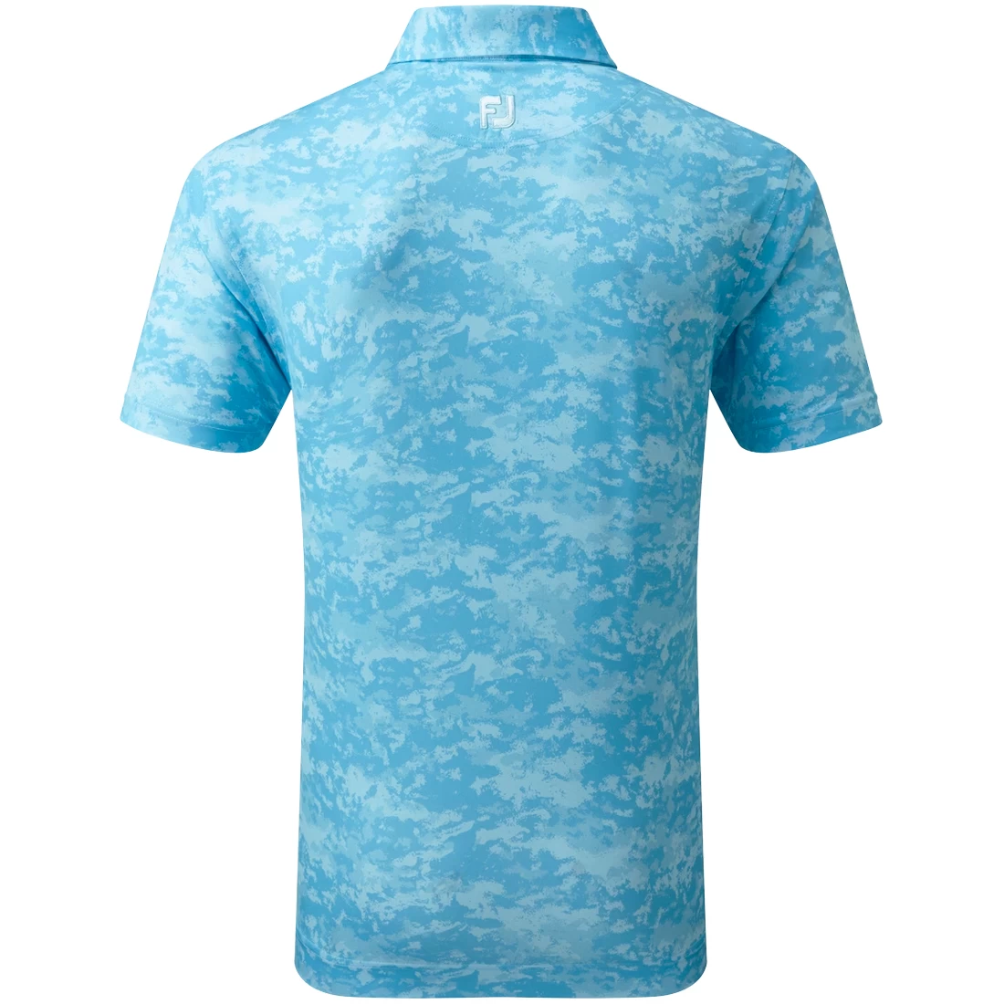 FootJoy Cloud Camo Lisle Mens Golf Polo Shirt 2 FootJoy Cloud Camo Lisle Mens Golf Polo Shirt - Image 2