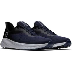 FootJoy Flex XP Golf Shoes Navy/Blue -FootJoy footjoy fj flex xp golf shoes navy blue 56278 pair itempicture