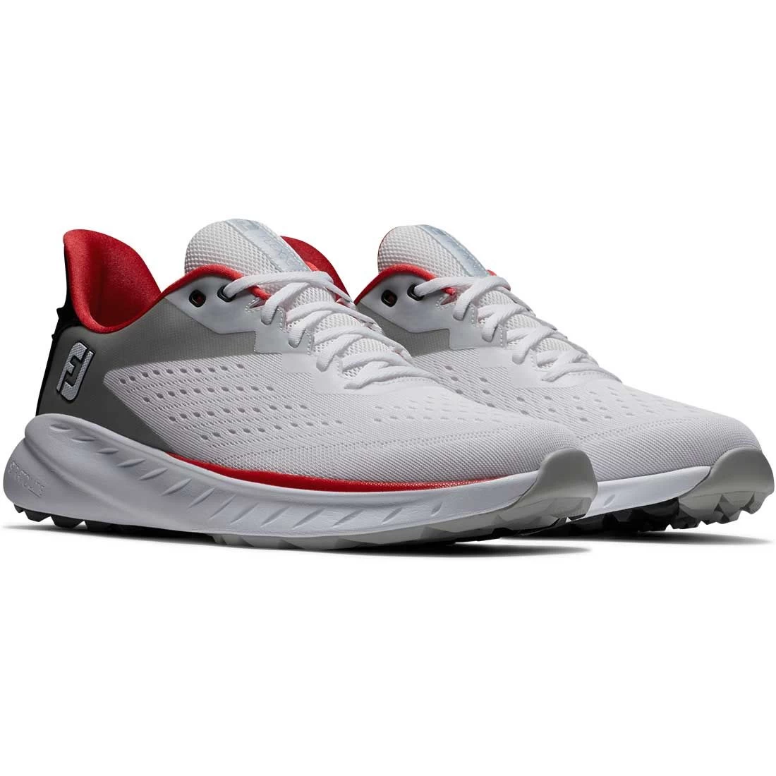 FootJoy Flex XP Golf Shoes White/Red 5 FootJoy Flex XP Golf Shoes White/Red - Image 5