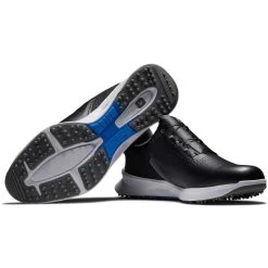 FootJoy FJ Fuel BOA Golf Shoes Black/Blue -FootJoy footjoy fj fuel boa golf shoes black blue 55449 beauty itempicture